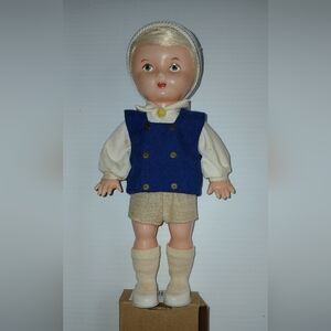 1970's Estonian National Costume Souvenir Doll Boy